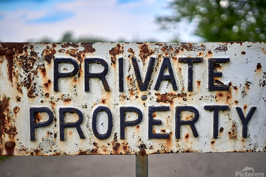 Private property.